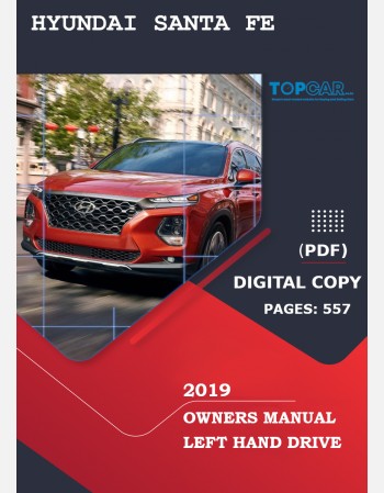 hyundai santa fe 2019 owners manual